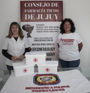 DONACIÓN DE BOTIQUINES DE PRIMEROS AUXILIOS A MERENDERO A PULMÓN