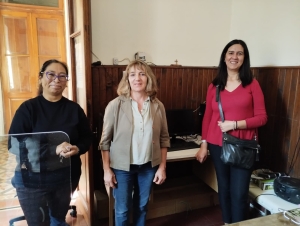 ADRIANA GERÓNIMO JUNTO A MARÍA CRISTINA FASCIA Y SILVIA DALAL. Y 